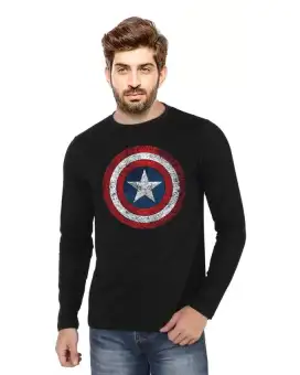 captain america t shirt full sleeves