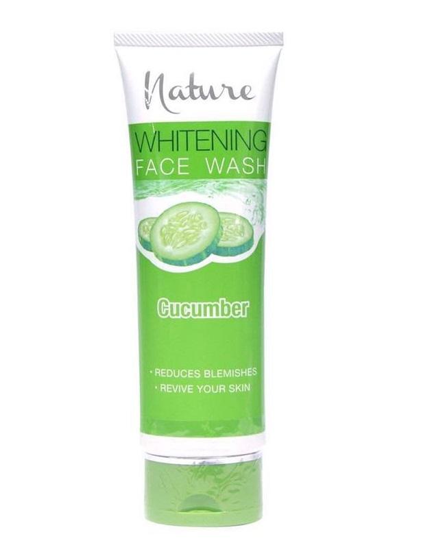 nature secret cucumber face wash