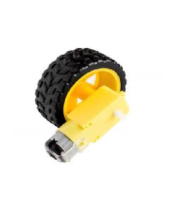 Motor + Wheel DIY Robotics Arduino