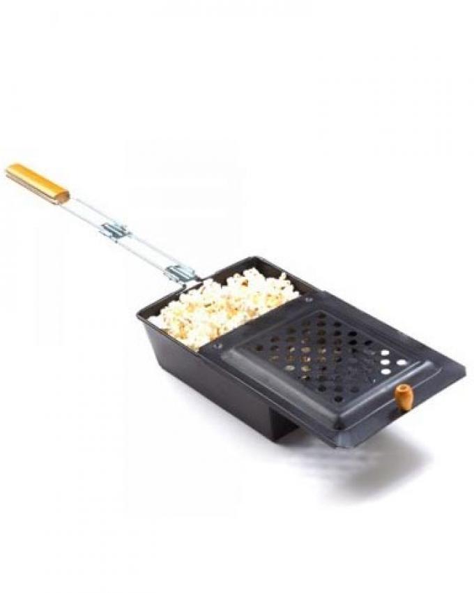 fireplace popcorn popper