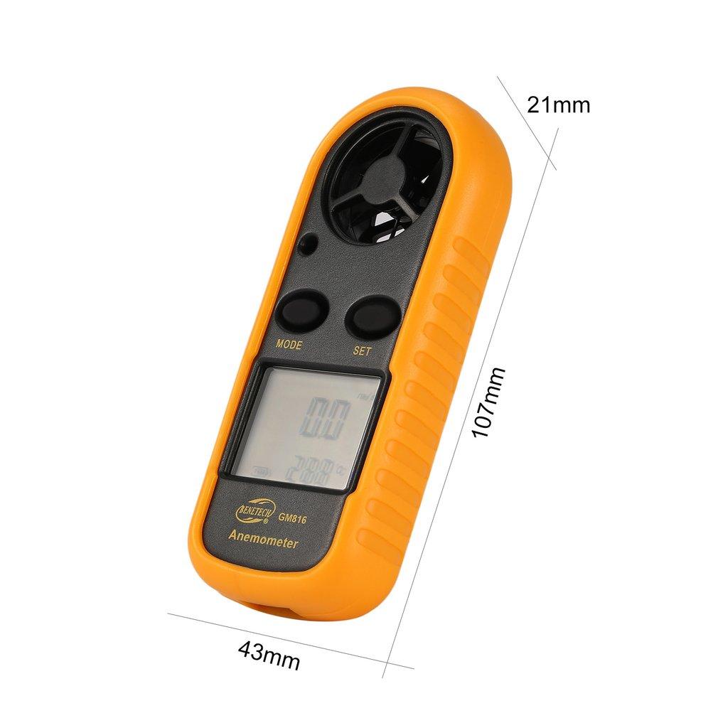 GM816 Digital Mini Anemometer Anemometro, 46 OFF
