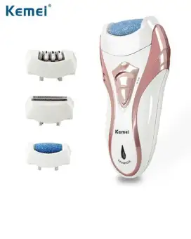 Kemi 3 In 1 Rechargeable Lady Shaver Electric Epilator Hair