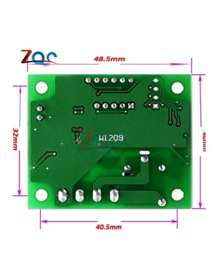 W1209 LED Digital Thermostat Temperature Control Thermometer Thermo Controller Switch Module DC 12V Waterproof NTC Sensor