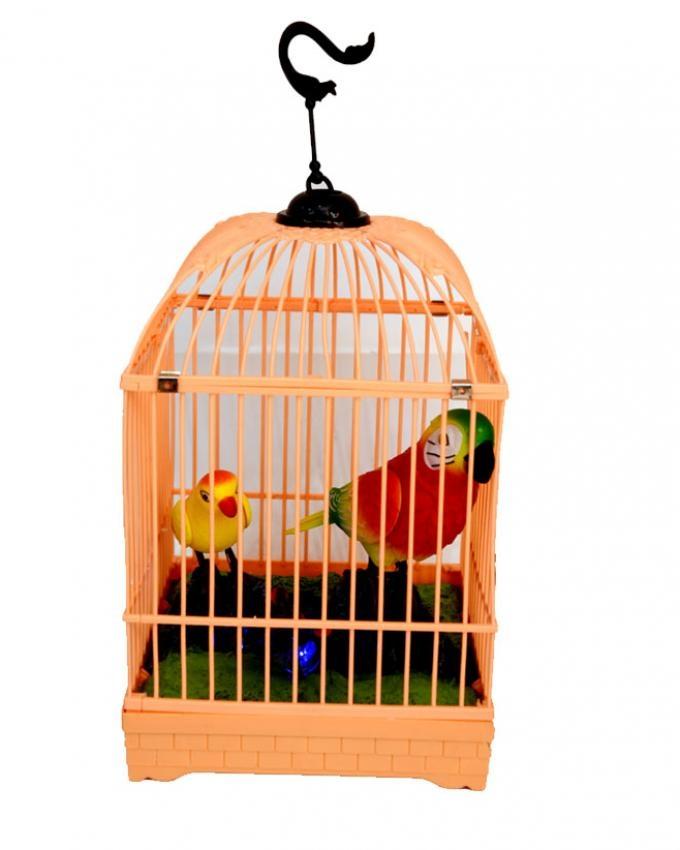 bird and cage toy