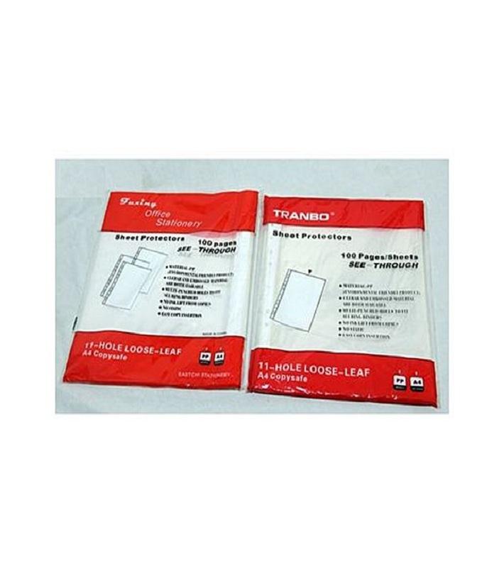 Pack Of 2 Sheet Protector - A/4 Size - 100pcs Pkt