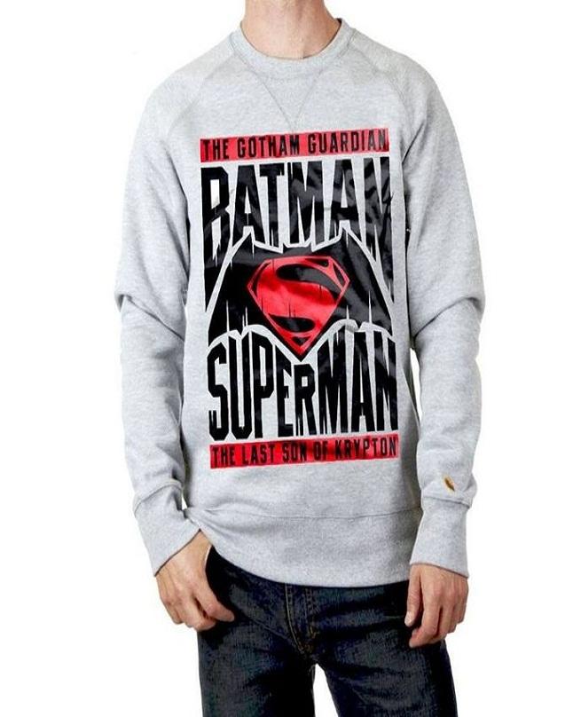 Fit Right Batman Vs Superman Sweatshirt for Him