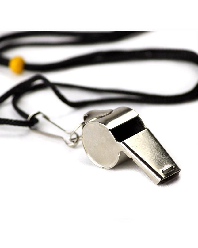 Stainless Steel Whistle - Silver