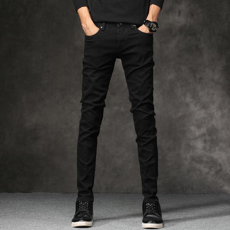 Mens Straight Black Jeans For Men