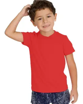 red t shirt boy