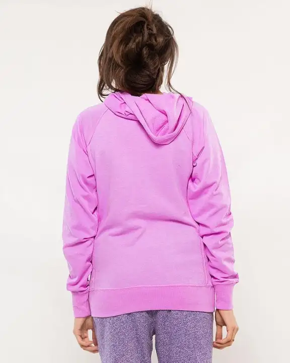 purple cotton hoodie
