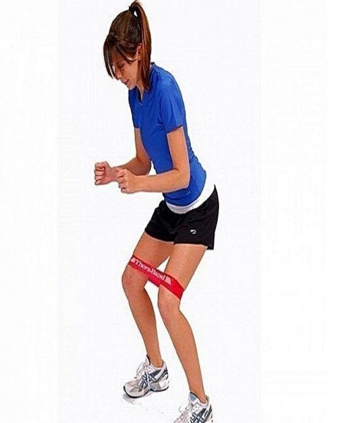 Live Up Resistance Band Exercise LATEX Loop Elastic Belt Leg Workout Gym - Orange