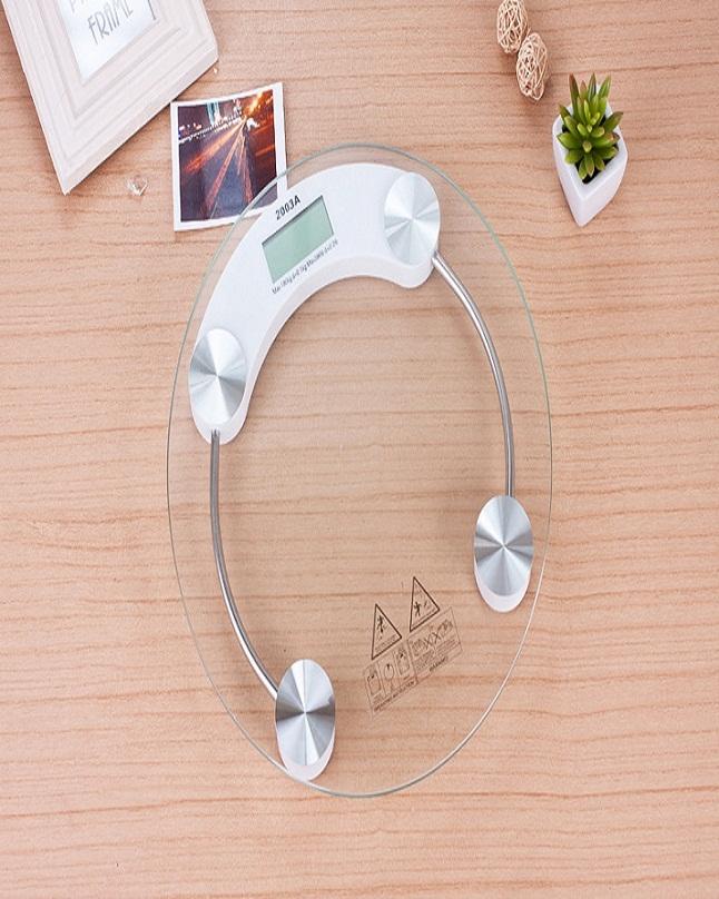 Round Digital Tempered Glass Weighing Scale Price in Pakistan View