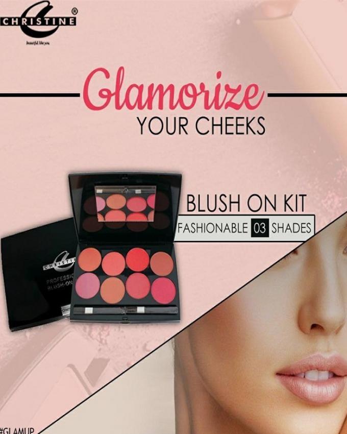 christine blush on kit