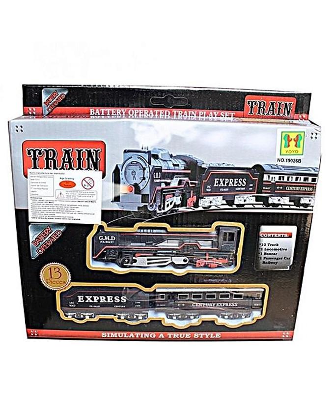 RUBIAN Train for Kids - Battery Operated - Black