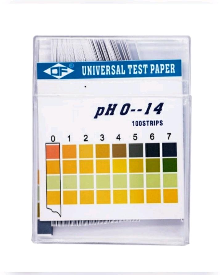 100 Strips 1-14 PH Alkaline Acid Indicator Paper Water Saliva Litmus ...