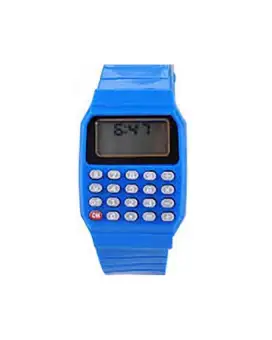 Blue Calculator Watch For Kids Buy Online At Best Prices In