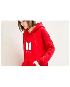 red bts hoodie