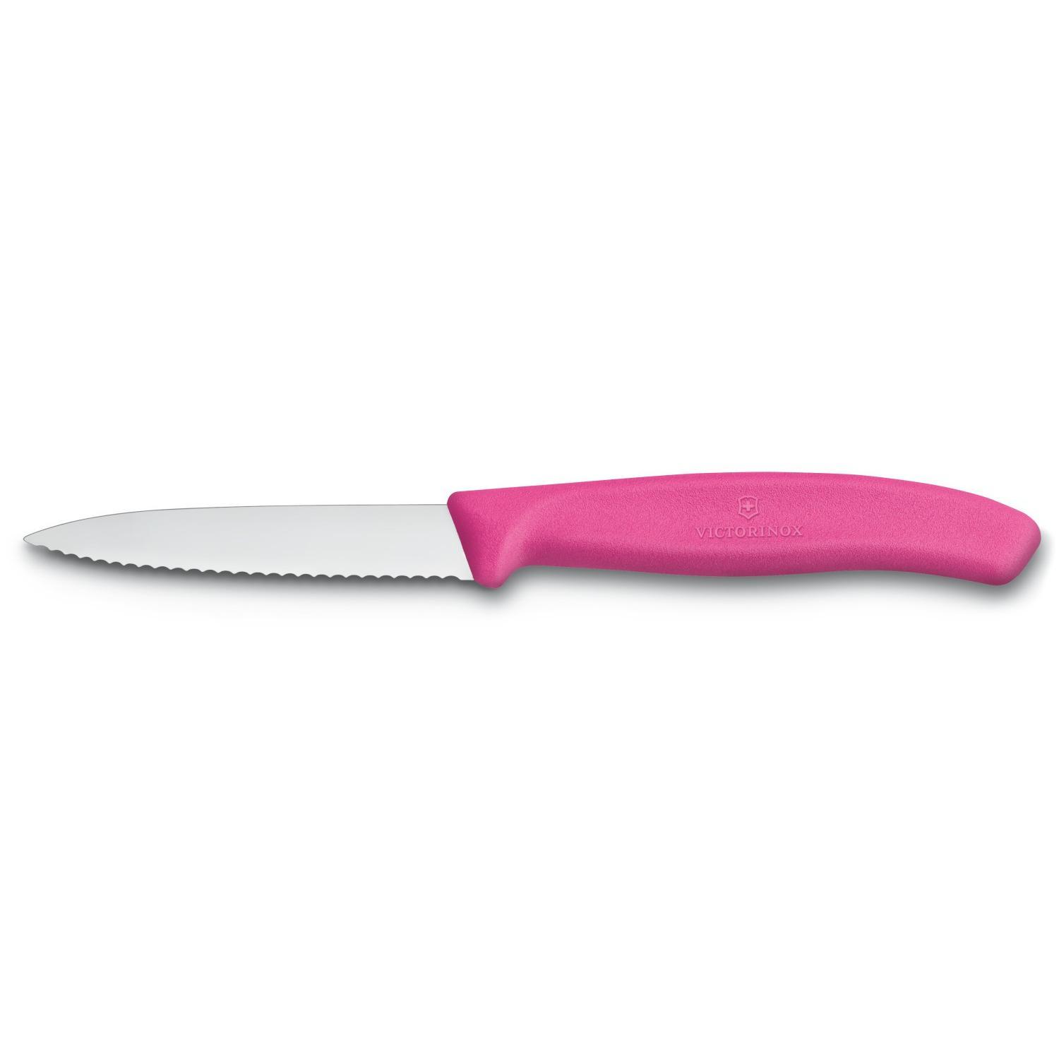 Swissclassic Paring Knife 8 Cm Wavy Edge - Pink