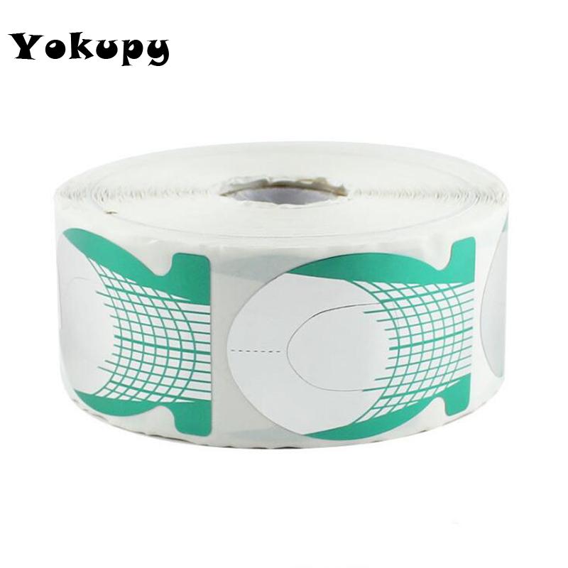 20Pcs Acrylic And Nail Gel Tip Extension Form Sticker Nail Art