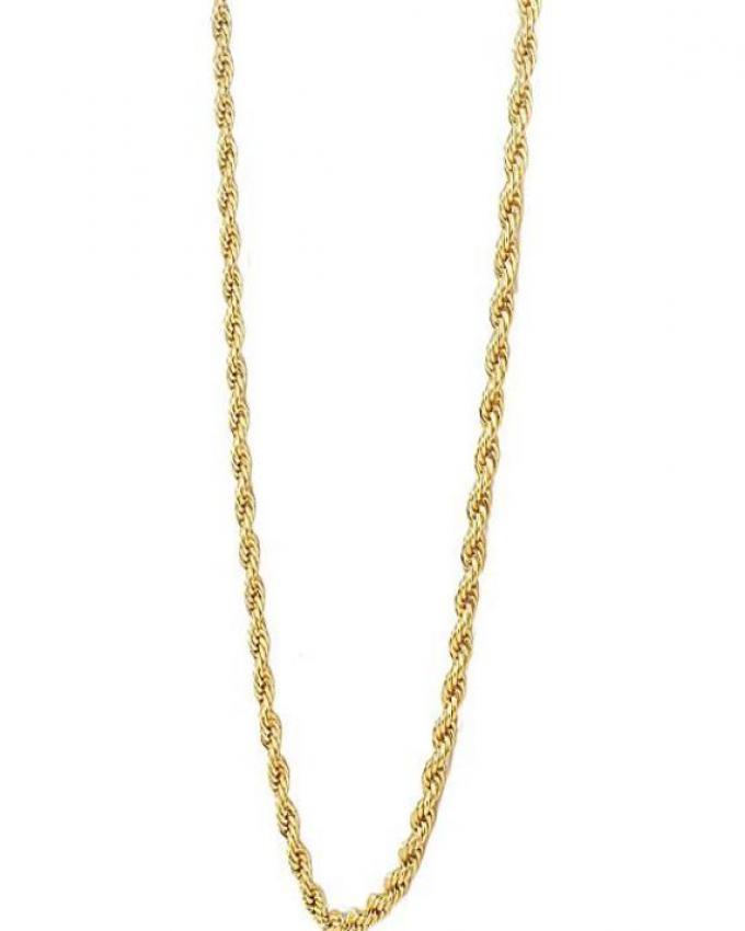 golden golden Plated Robe indian chain For Women