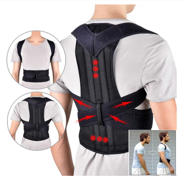 Posture Belt | Back Support Belt | Back Pain Relief Shoulder & Posture Corrector Belt for Men & Women Posture Belt, Back Support Belt, Shoulder Back Support, Posture Corrector for Men & Women, Back Pain Relief Belt, Adjustable Back Brace, Lumbar Support B
