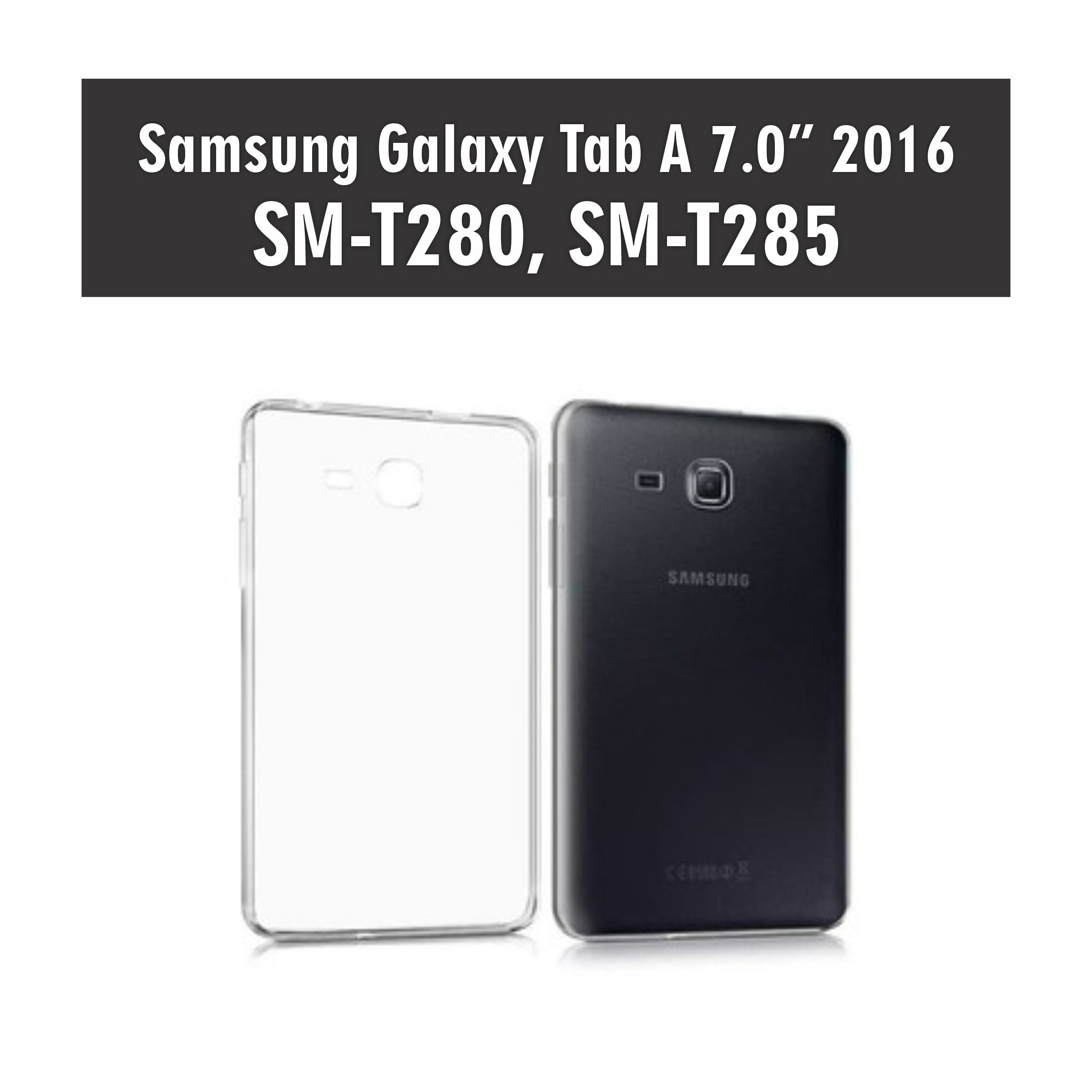 Samsung Galaxy Tab A 7inch 2016 SM-T280 T285 Tablet Case Transparent Cover Tpu
