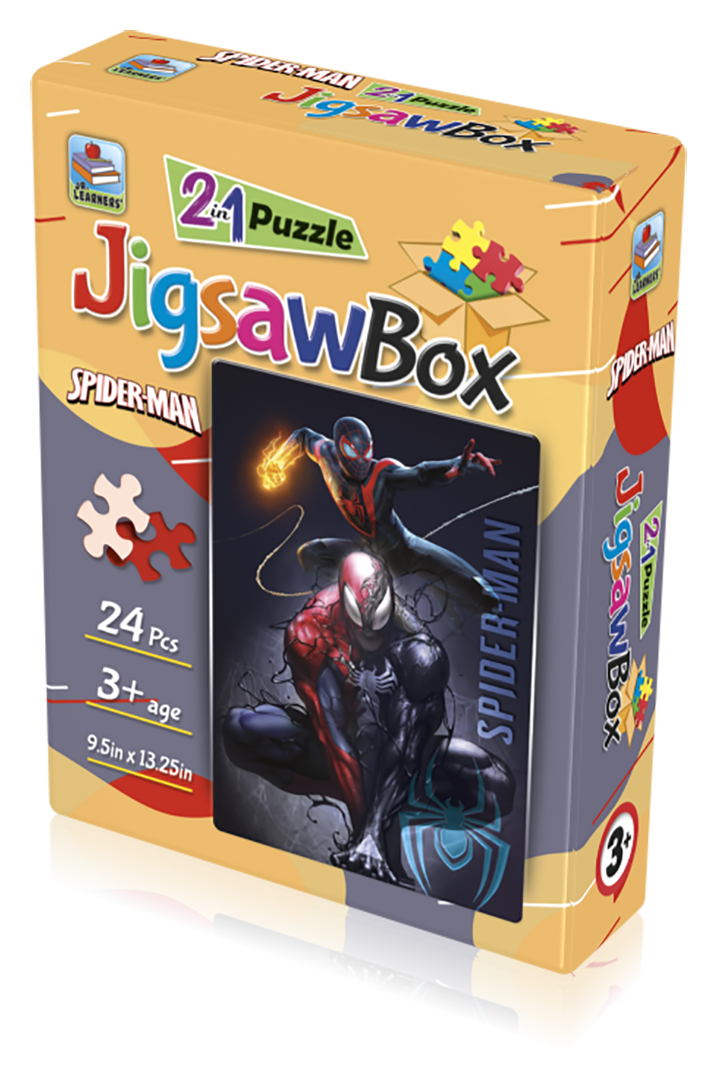 2 In 1 Jigsaw Puzzles Of Spider Man