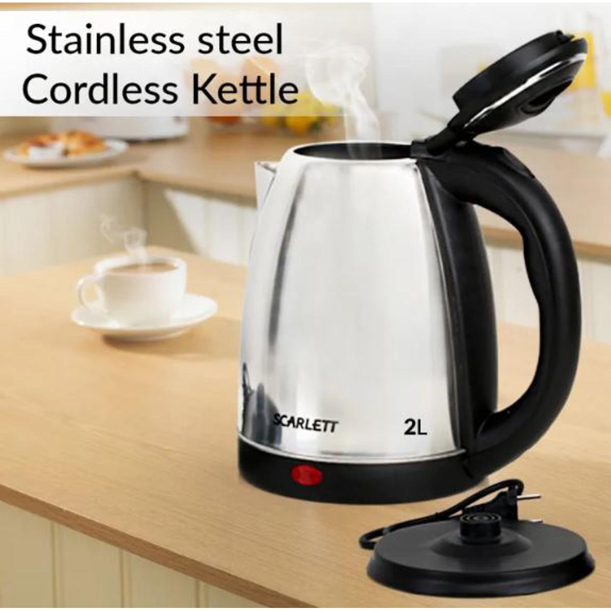 Stainless Steel Electric Kettle Litre) Hot Water Kettle