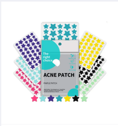 (40 patches/Sheet) Hydrocolloid Star Shape Acne Pimple Patches for Face_Cute Star Acne Stickers for Fast Healing, Absorbing Pus & Oil, Protecting Blemishes from Dirt and Picking_Invisible Waterproof Pimple Covers for All Skin Types_Day & Night Acne Patch