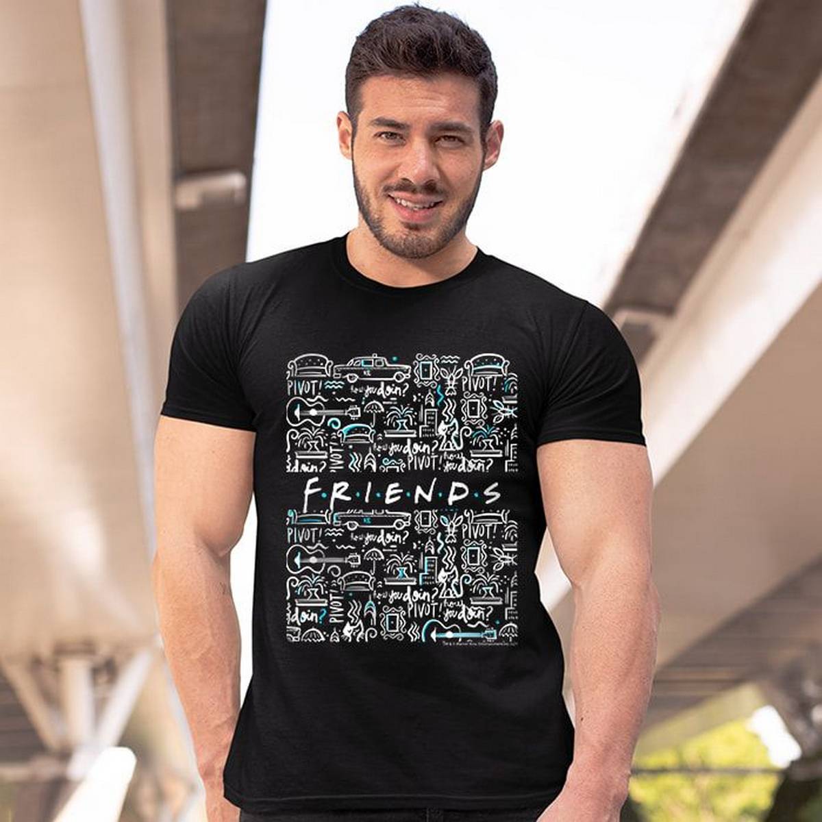 friends doodle t shirt