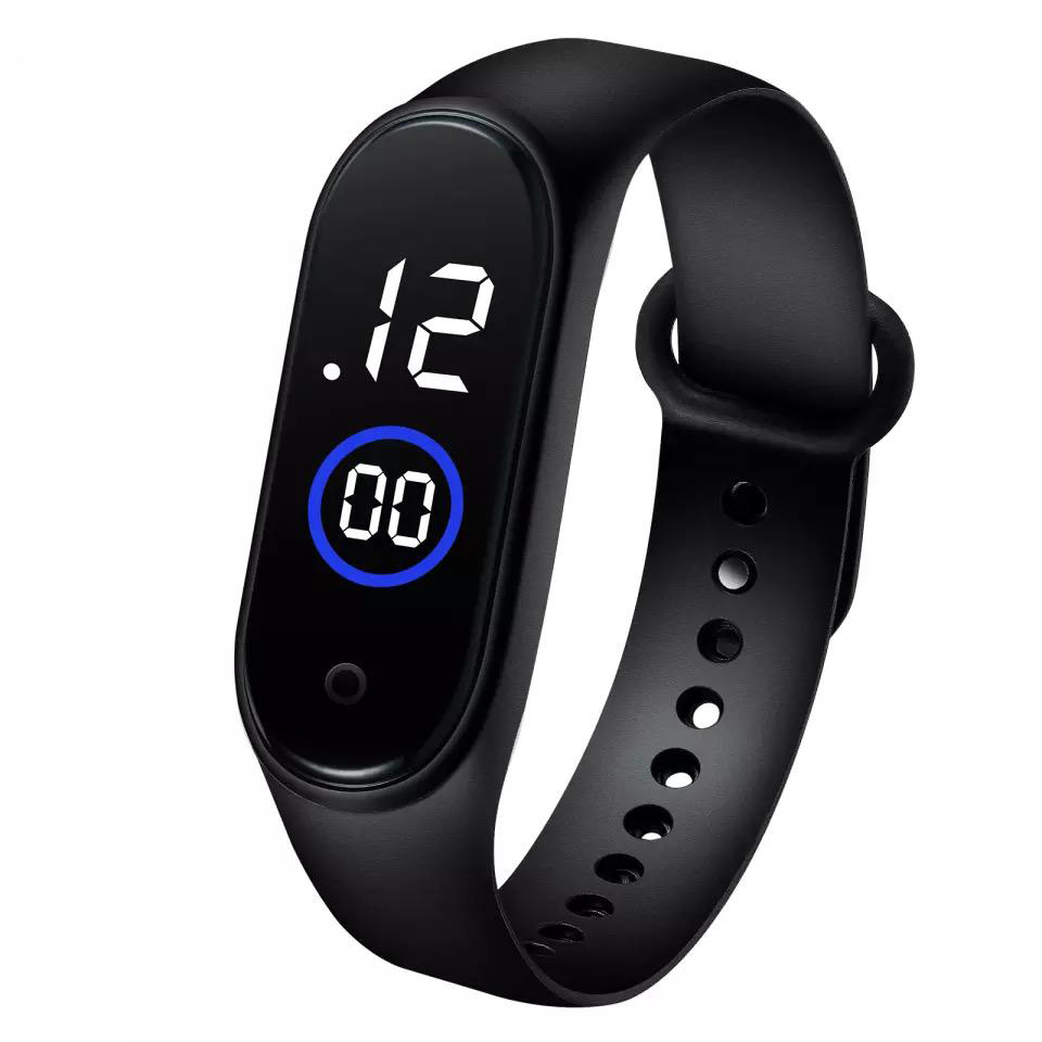 Pack of 2 Mi Touch LED Sports Bracelet Digital Wrist Band - Smart Watch for boys - Multicolor - Free Box