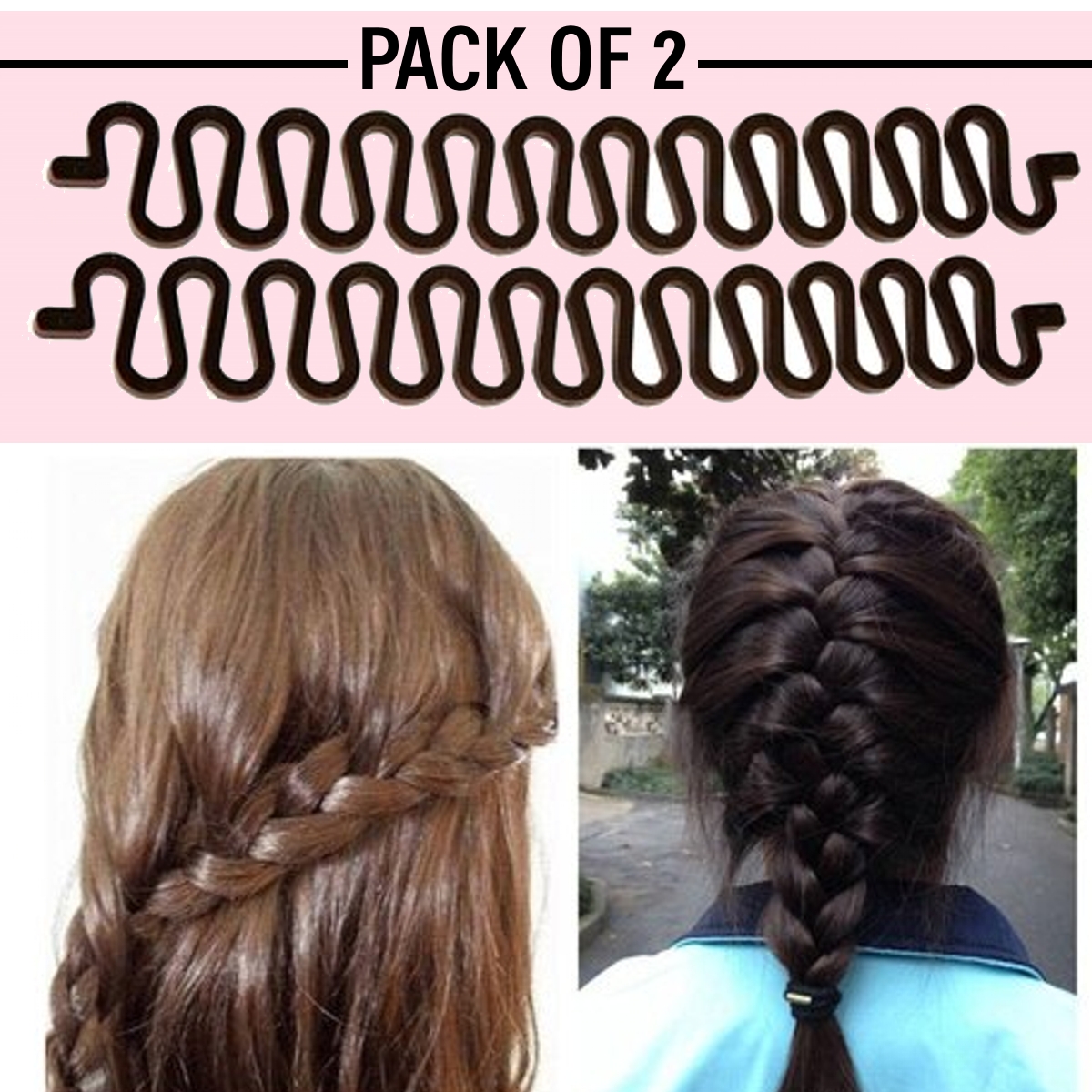 Twist Roller ▀▄ 🇵‌🇦‌🇨‌🇰‌ 🇴‌🇫‌ 2 ▀▄ Hair Tools Weave Braid Braider Bun Maker Beauty Tool Braiding Accessories Knitted Device Four Head Machine Styling Accessory