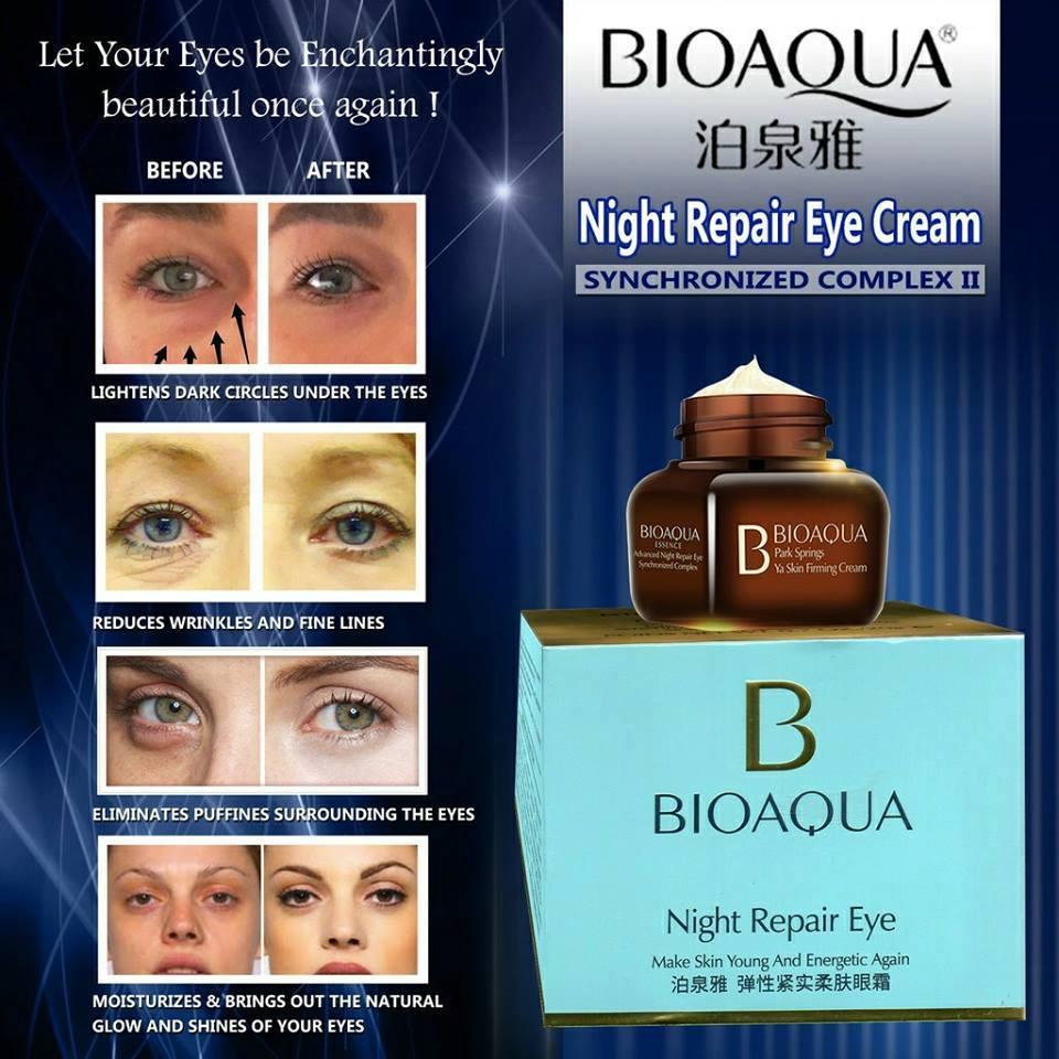 bioaqua advanced night repair eye