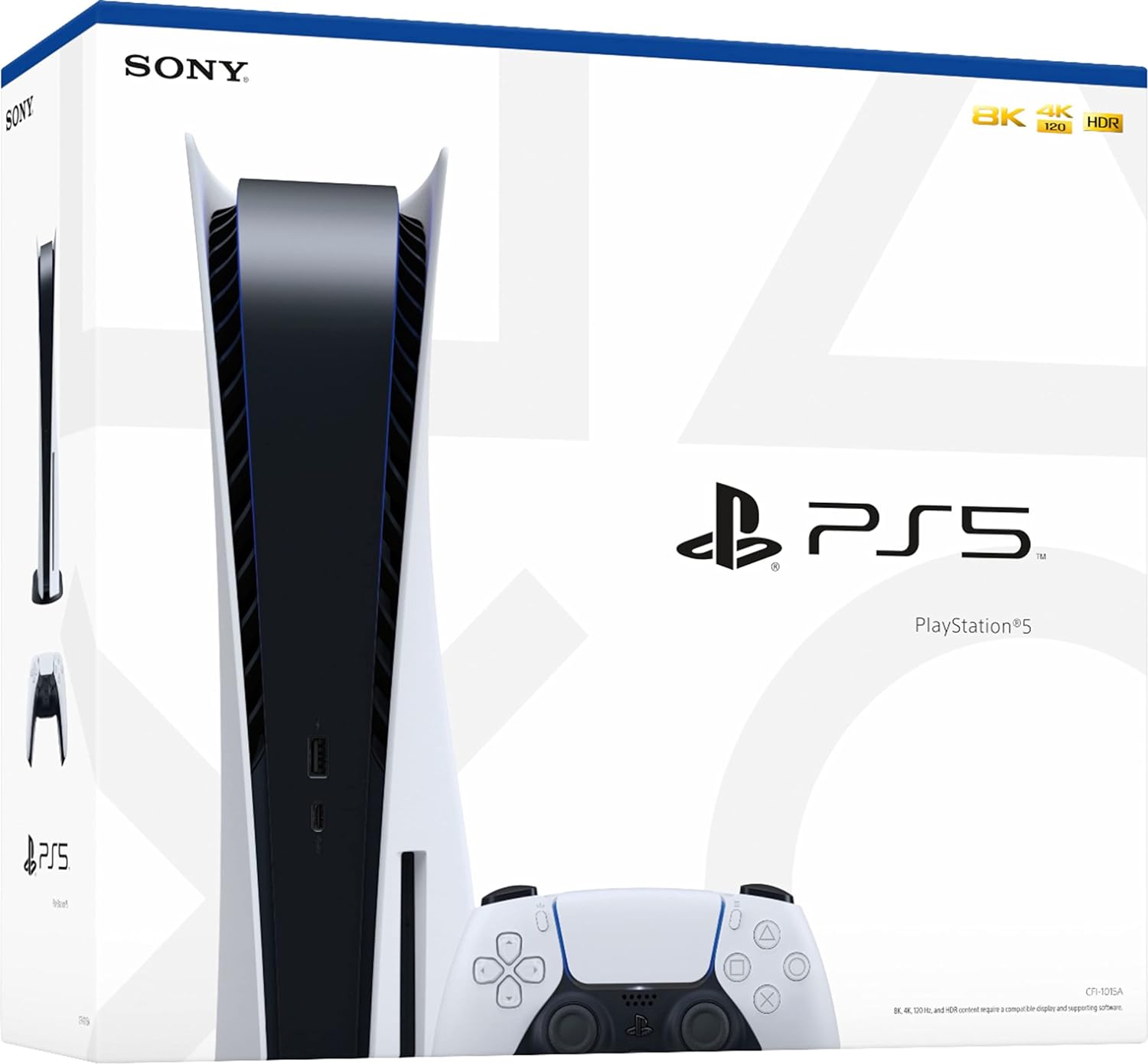 No Brand Sony Playstation 5 Disc Version Console - Image 4