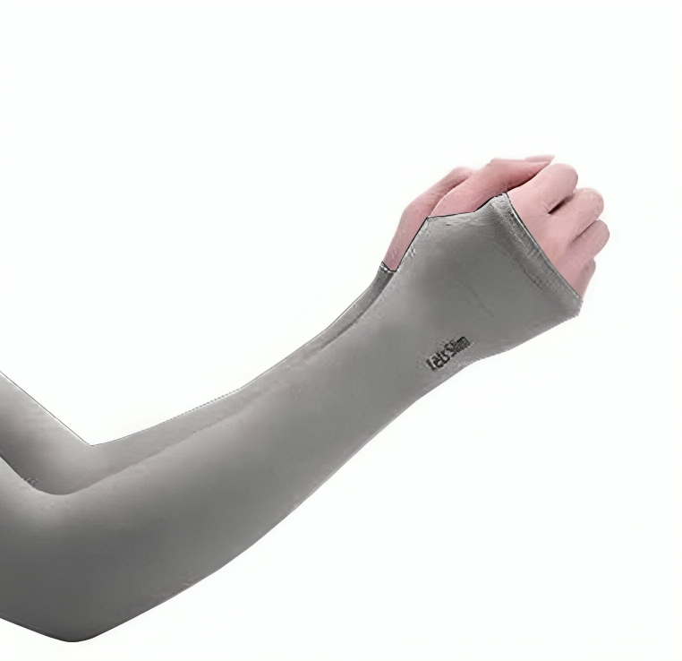 Thumb Hole UV Protection Arm Sleeves For Cycling Running and Outdoor Sports Moisture Wicking Breathable Fabric