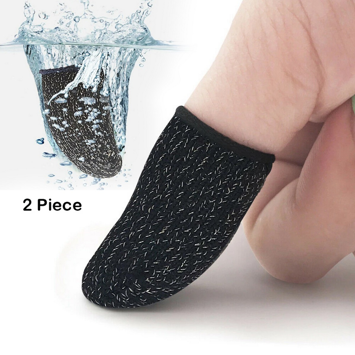 PUBG Mobile Game Finger Sleeve Controller Finger, Sweat Proof Gaming Gloves Touch Screen Game Controller Finger Cover 1Pair
