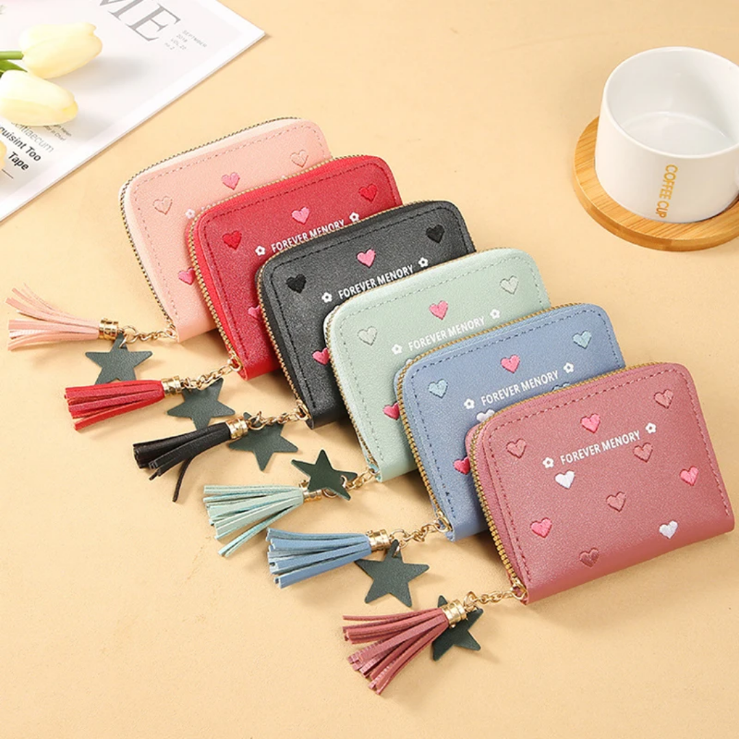 PENGUIN MART PK - Stylish Women Wallets Small Slim Luxury Wallet New Fashion Pu Leather card holders Purse Designer Money Bag zipper wallets For Girls