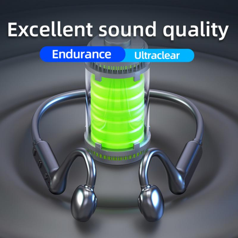 Bluetooth Earphone Neck Mounted Wireless Bluetooth With High Battery Power Sound Conduction And Long Battery Life
