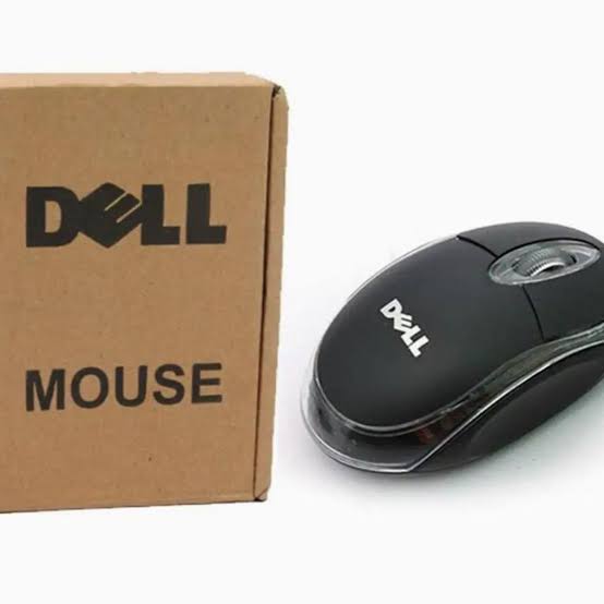 Dell Wired Optical USB Mouse Optical Mouse With Built-in LED - Black