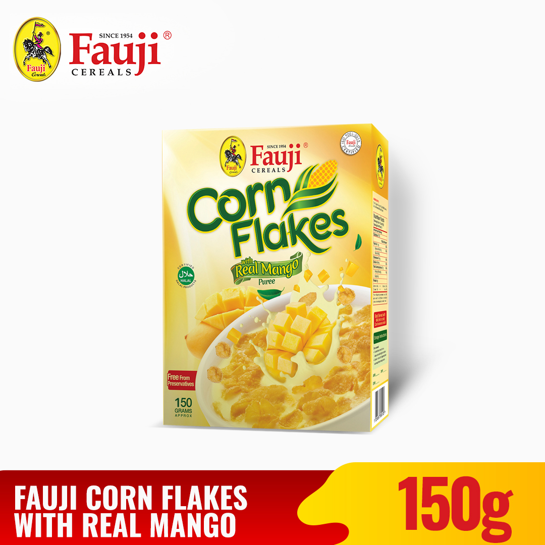 Fauji Corn Flakes With Real Mango Puree 150 Grams