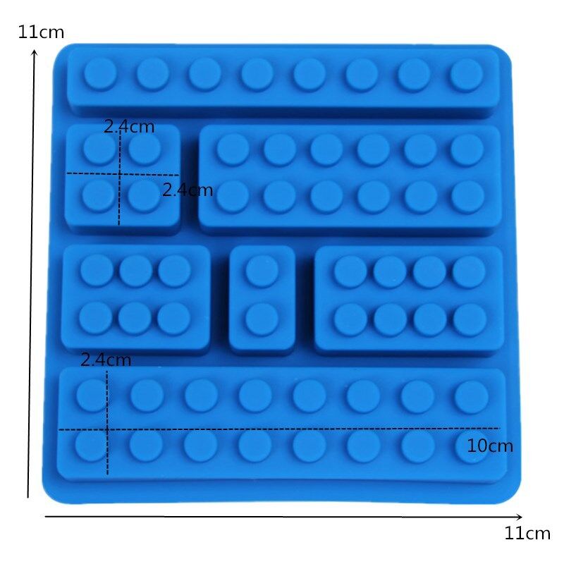 Topnotch Store 1PCS DIY Fondant Cake Tools 100 Foodgrade Silicone Lego Mold Super Big Lego Mold Ice Baking Pan Daraz.pk