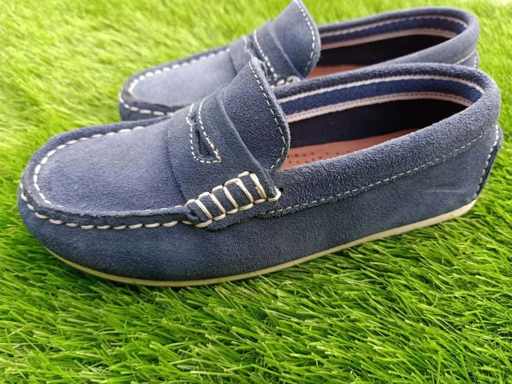 Blue Loafers - Buy Blue Pure Leather Loafers @ Rs.1800 Only