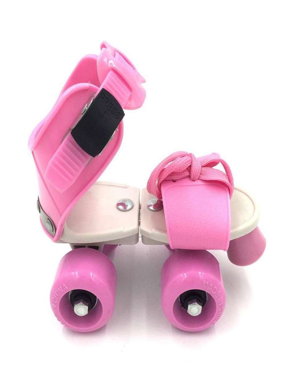 Adjustable Quad Speed Roller Skates Double Row Wheel Shoes