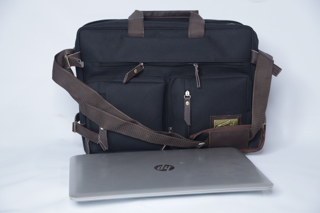 18 Inch Laptop Bag Briefcase Case fits up to 18.4 Inches Notebook Computer Waterproof Shockproof for Men