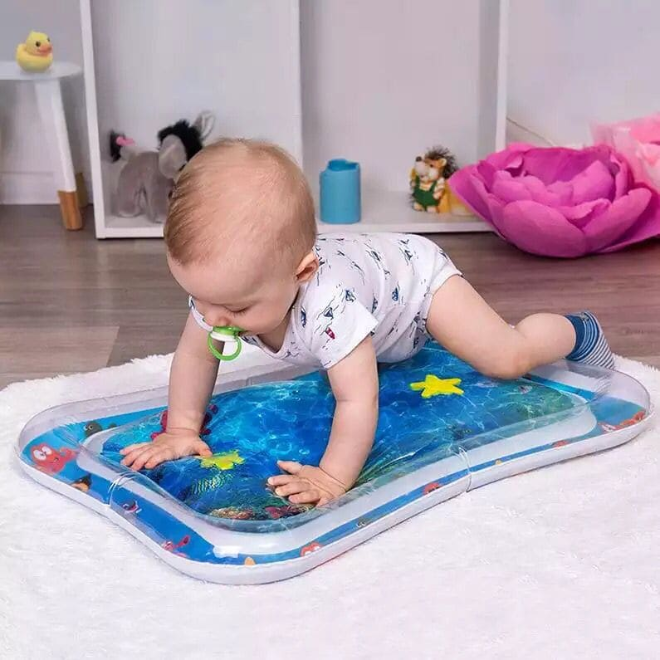 Baby Water Play Mat Inflatable Infant Tummy Time Leakproof Activity Toy Mat For Infants And Toddlers