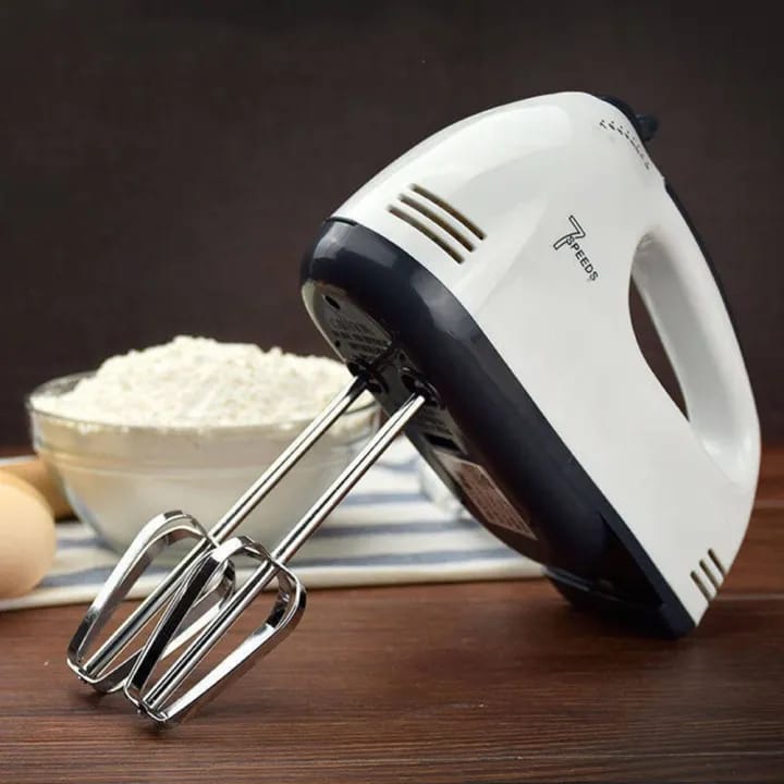 Egg Beater - 2 in 1 Electric Egg Beater Machine - Hand Mixer - Imported Cake Egg Beater - Easy to Use Mixer For Whipping, Beating and Blending