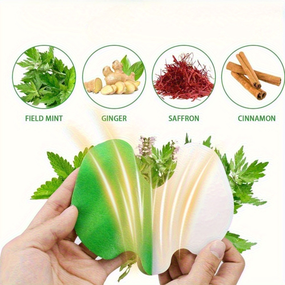 10 PCS Herbal Knee Pain Relief Patches – Extra Strength Pain Relief ...