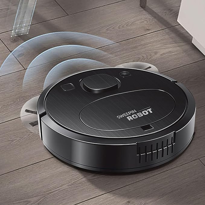 Sweeping And Vaccum Robot Robot Vacuum Cleaner 2 in 1 Sweeping and Mopping Robot Smart  Cordless Floor Cleaner for Home Pet Hair Carpet Tile Smart Robot Vacuum & Mop Cleaner – Strong Suction, Anti-Collision Sensor
