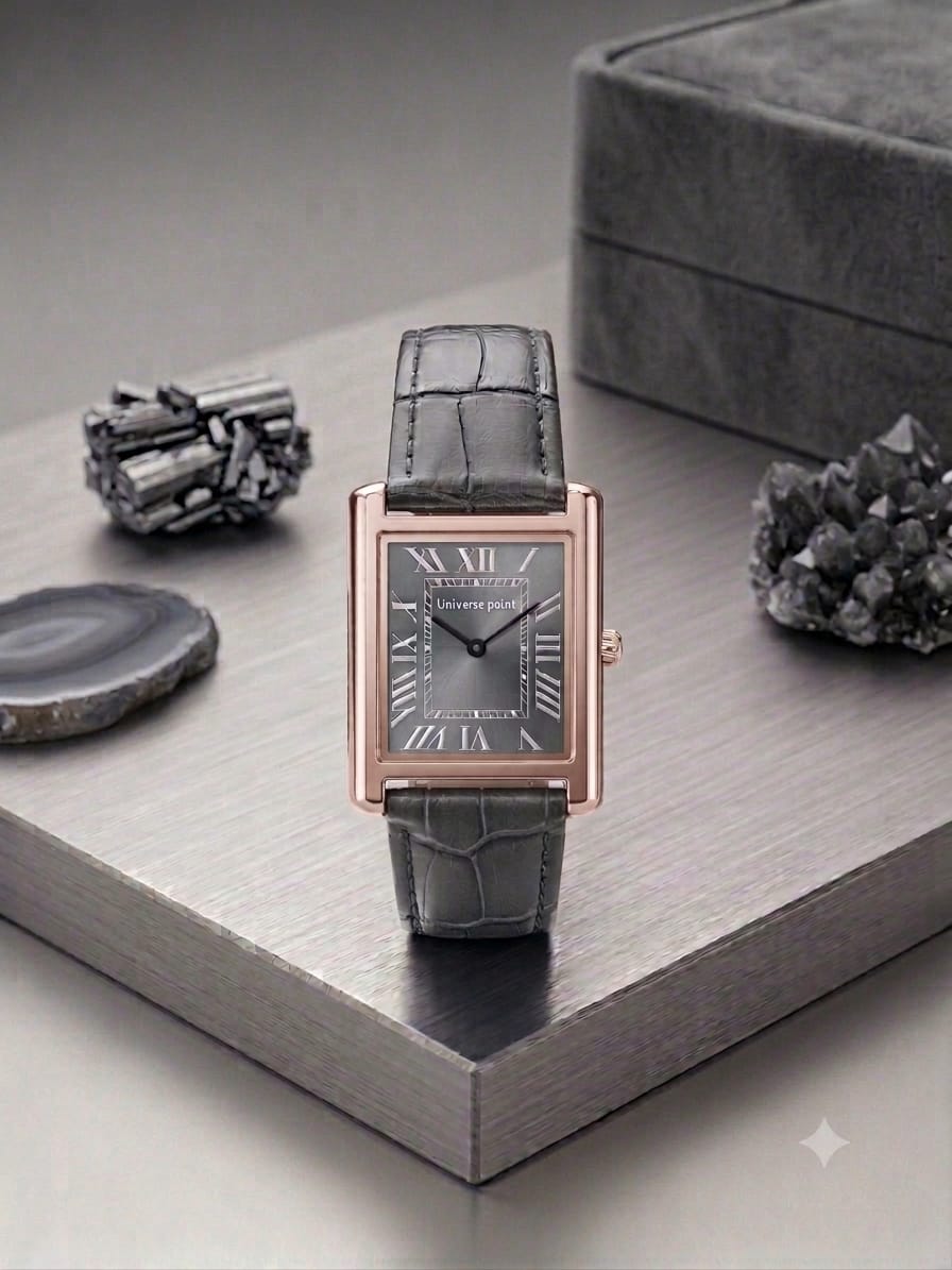 TANK Watch OLD MONEY Top Trending Watch for Men Boys - Premium Look Tank Watch with Leather Strap