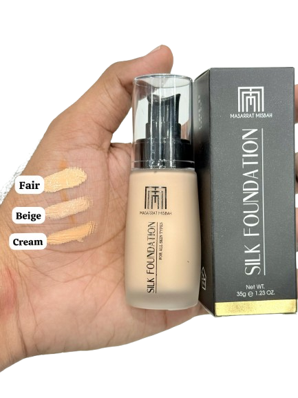 Beige Medium Skin Masarrat Misbah Silk Foundation Shades Masarrat